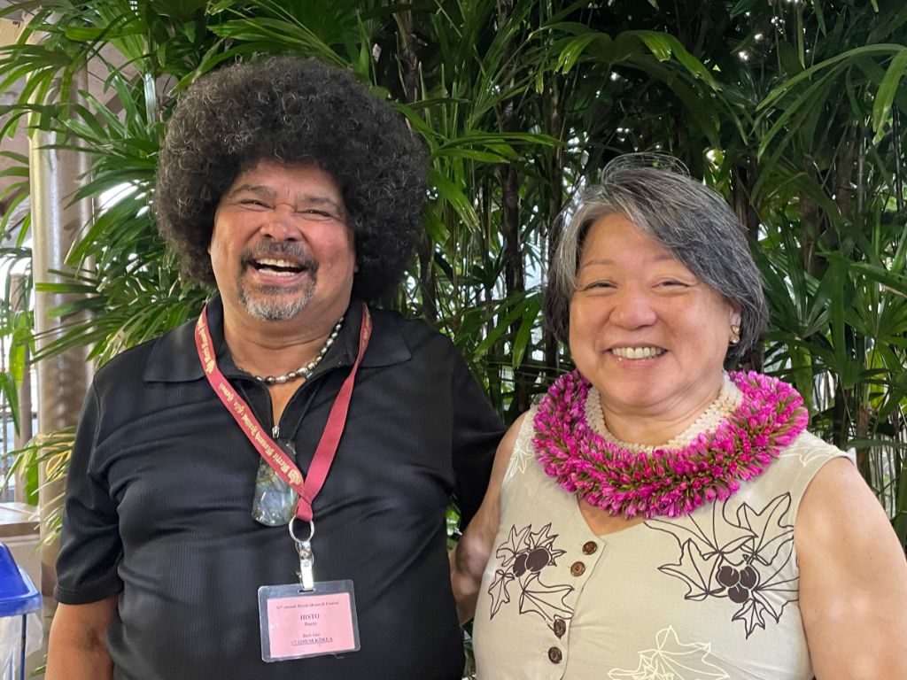 lei workshop instructors buzzy and joanna